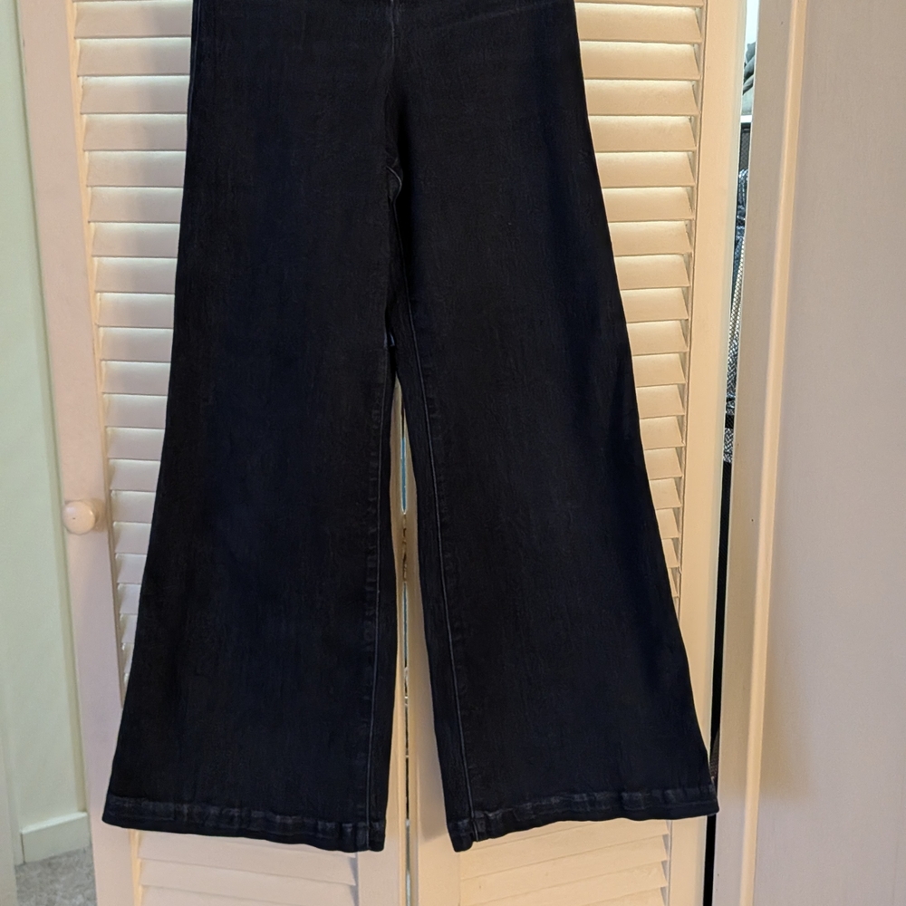 Women's Wide-Leg Dark Indigo Denim Jeans